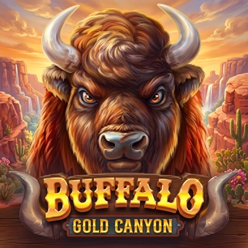 Wager and hit big multipliers in the Buffalo Gold Canyon slot at Level Up.