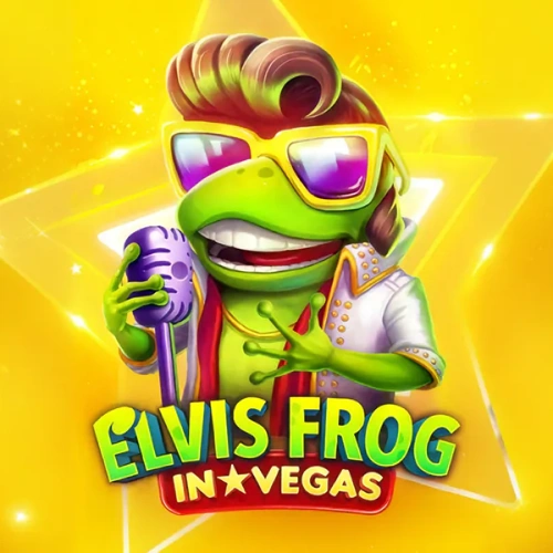 Join the fun party atmosphere with the Elvis Frog in Vegas slot at Level Up.