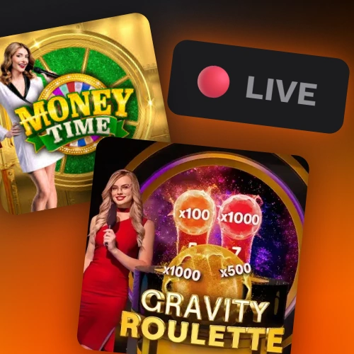 Join real-time tables with professional dealers at Level Up live casino.